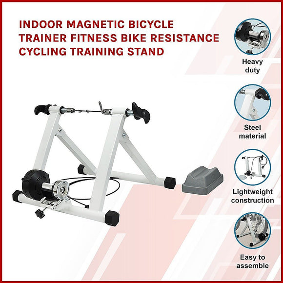 Indoor Magnetic Bicycle Trainer Fitness Bike Resistance Stand - RnR Galore