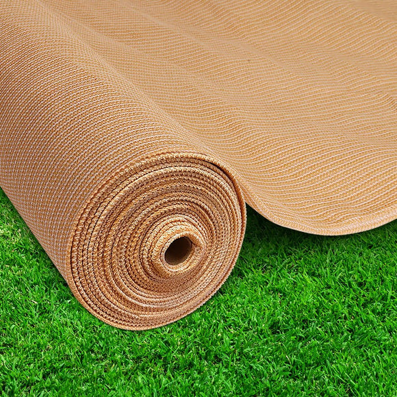Instahut 70% Shade Cloth 3.66x30m Shadecloth Sail Heavy Duty Beige - RnR Galore