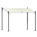 Instahut Gazebo Marquee 3m Outdoor Event Wedding Tent Camping Party Shade Iron Art Canopy Beige - RnR Galore