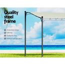 Instahut Gazebo Marquee 3m Outdoor Event Wedding Tent Camping Party Shade Iron Art Canopy Beige - RnR Galore