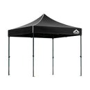 Instahut Gazebo Pop Up Marquee 3x3 Folding 500D Wedding Tent Base Pod Black - RnR Galore
