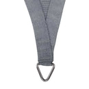 Instahut Shade Sail 6x6x6m Triangle 280GSM 98% Grey Shade Cloth - RnR Galore