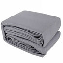 Instahut Shade Sail 6x6x6m Triangle 280GSM 98% Grey Shade Cloth - RnR Galore