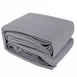 Instahut Shade Sail 6x6x6m Triangle 280GSM 98% Grey Shade Cloth - RnR Galore