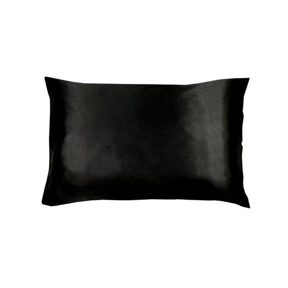 Invitation Satin Standard Pillowcase Nior Black - RnR Galore