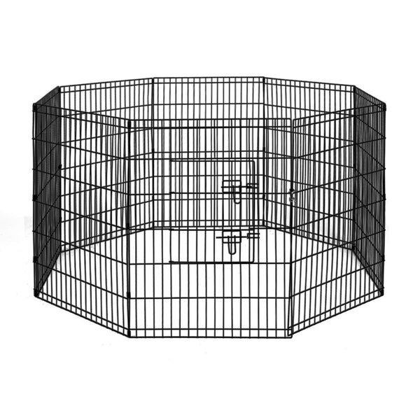 i.Pet 2x36" 8 Panel Dog Playpen Pet Fence Exercise Cage Enclosure Play Pen - RnR Galore