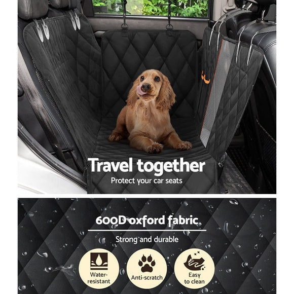 i.Pet Pet Car Seat Cover Dog Hammock Protector Back Waterproof Belt Non Slip Mat - RnR Galore