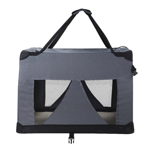 i.Pet Pet Carrier Soft Crate Dog Cat Travel 82x58CM Portable Foldable Car XL - RnR Galore