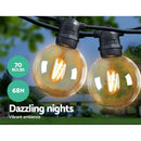 Jingle Jollys 68m LED Festoon Lights Sting Lighting Kits Wedding Outdoor Party - RnR Galore