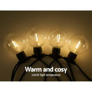 Jingle Jollys 68m LED Festoon Lights Sting Lighting Kits Wedding Outdoor Party - RnR Galore