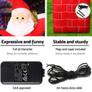 Jingle Jollys Christmas Inflatable Santa Pop Up 1.8M Illuminated Decorations - RnR Galore