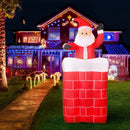 Jingle Jollys Christmas Inflatable Santa Pop Up 1.8M Illuminated Decorations - RnR Galore