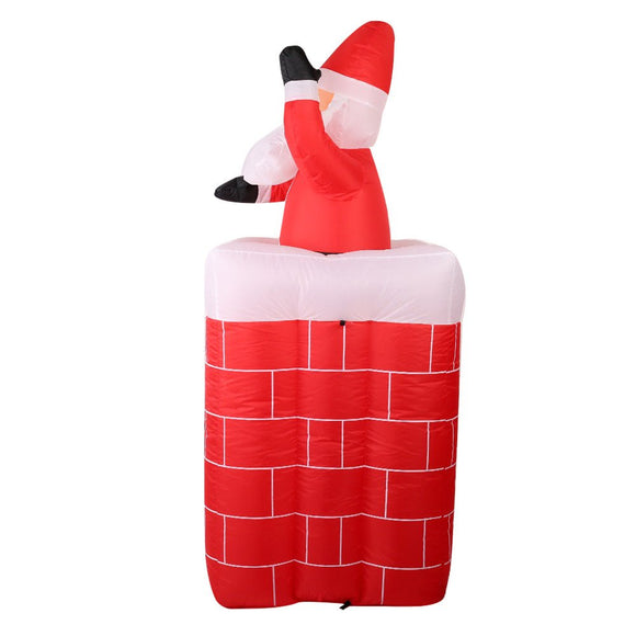 Jingle Jollys Christmas Inflatable Santa Pop Up 1.8M Illuminated Decorations - RnR Galore