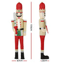 Jingle Jollys Christmas Lights 170cm Nutcracker 180 LED Fairy Light Decorations - RnR Galore