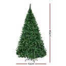 Jingle Jollys Christmas Tree 1.8m Xmas Tree Decorations 874 LED 8 Light Mode - RnR Galore