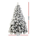 Jingle Jollys Christmas Tree 2.1M Xmas Tree with 500 LED Lights Snowy Tips - RnR Galore