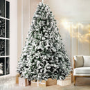 Jingle Jollys Christmas Tree 2.1M Xmas Trees Decorations Snowy 1106 Tips - RnR Galore