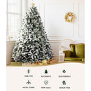 Jingle Jollys Christmas Tree 2.1M Xmas Trees Decorations Snowy 1106 Tips - RnR Galore
