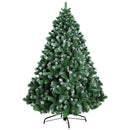 Jingle Jollys Christmas Tree 2.4M Xmas Trees Decorations Snowy 1500 Tips - RnR Galore