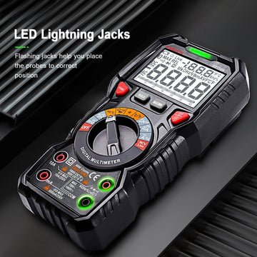 KAIWEETS Digital Multimeter TRMS 6000 Counts Voltmeter Auto - Ranging Fast Accurately Measures Voltage Current Amp Resistance Diodes Continuity Duty - Cycle Capacitance Temperature for Automotive - RnR Galore