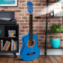 Karrera 34in Acoustic Children no cut Guitar - Blue - RnR Galore