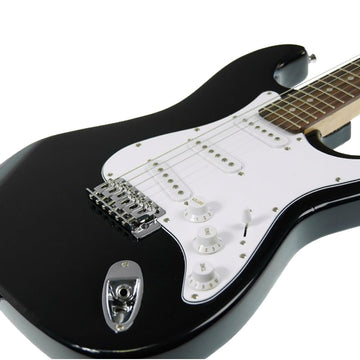Karrera 39in Electric Guitar - Black - RnR Galore