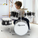 Karrera Children's 4pc Drum Kit - Black - RnR Galore