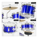Karrera Children's 4pc Drum Kit - Blue - RnR Galore