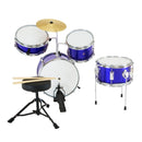 Karrera Children's 4pc Drum Kit - Blue - RnR Galore