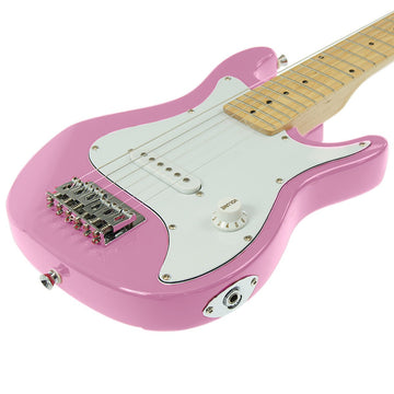 Karrera Electric Childrens Guitar Kids - Pink - RnR Galore