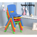 Keezi 9PCS Kids Table and Chairs Set Children Study Desk Furniture Plastic 8 Chairs - RnR Galore