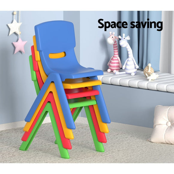 Keezi 9PCS Kids Table and Chairs Set Children Study Desk Furniture Plastic 8 Chairs - RnR Galore