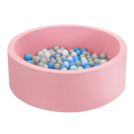 Keezi Kids Ball Pit 90x30cm Ocean Foam Play Pool Barrier Toys Children Pink - RnR Galore