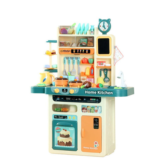 Keezi Kids Kitchen Pretend Play Set Cooking Sound Steam Light Function - RnR Galore