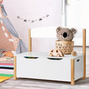 Keezi Kids Toy Box Chest Storage Blanket Children Organiser Seating Bench - RnR Galore