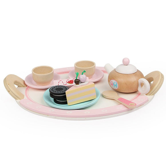 Kids Wooden Kitchen Tea Set Pretend Play - RnR Galore