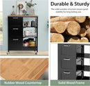 Kitchen Island Cart with Storage, Drawers, Shelves - RnR Galore