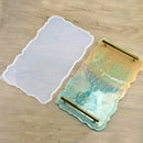 Large Safe Silicone Tray Mould Artist Mold Irregular Coaster Resin Craft Art DIY + 2 Handles - RnR Galore