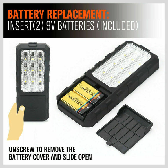 LED Light Camping Portable Magnetic Garage Work Auto Repair Torch Super Bright - RnR Galore