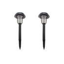 Lenoxx Wireless Solar - Powered Mosquito Killer Lamp (2 - Piece, Black) - RnR Galore