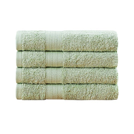 Linenland Bath Towel 4 Piece Cotton Hand Towels Set - Sage Green - RnR Galore