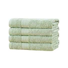 Linenland Bath Towel 4 Piece Cotton Hand Towels Set - Sage Green - RnR Galore