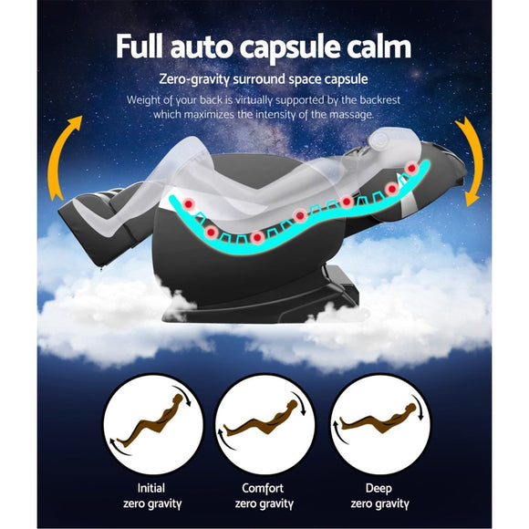 Livemor Electric Massage Chair - Black - RnR Galore
