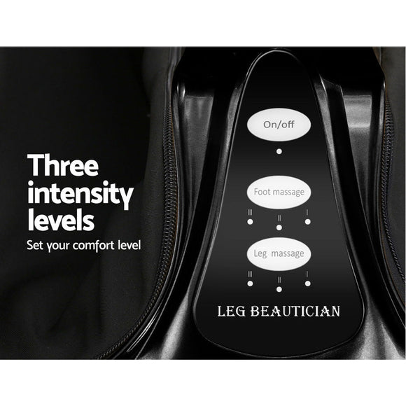 Livemor Foot Massager Massagers Shiatsu Electric Roller Ankle Calf Leg Kneading Black - RnR Galore