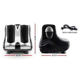 Livemor Foot Massager Massagers Shiatsu Electric Roller Ankle Calf Leg Kneading Silver - RnR Galore