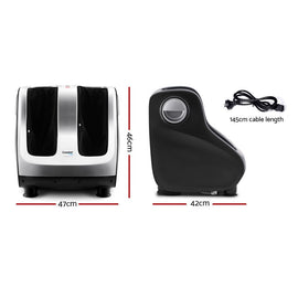 Livemor Foot Massager Shiatsu Massagers Electric Roller Calf Leg Kneading Silver - RnR Galore