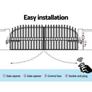 LockMaster Automatic Electric Gate Opener Double Swing Remote Control Kit 800KG - RnR Galore