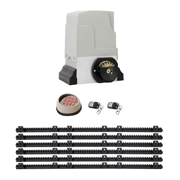 Lockmaster Automatic Sliding Gate Opener Kit Keypad 6M 1800KG - RnR Galore