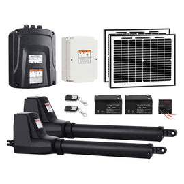 Lockmaster Dual Swing Gate Opener 800KG 20W Solar Panel - RnR Galore