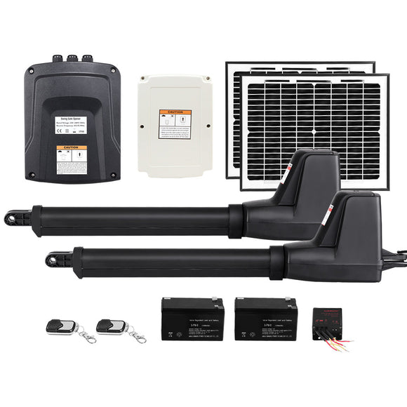Lockmaster Dual Swing Gate Opener 800KG 20W Solar Panel - RnR Galore